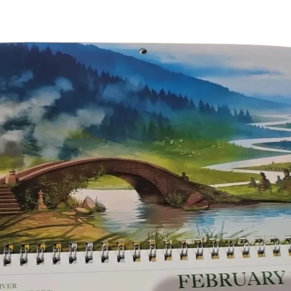 ILLUMICRATE Spiral Monthly Calendar 2024 In the Stars New Stunning Artwork